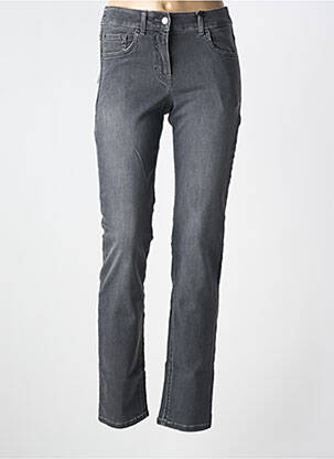 Jeans coupe slim stretch taille normale gris GERRY WEBER femme