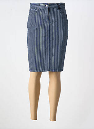 Jupe mi-longue taille haute bleu GERRY WEBER femme
