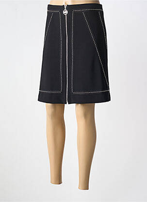 Jupe courte taille normale noir JOSEPH RIBKOFF femme
