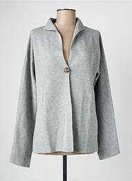 Gilet manches longues stretch gris ESCORPION femme