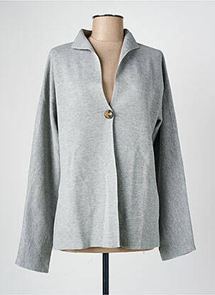Gilet manches longues stretch gris ESCORPION femme