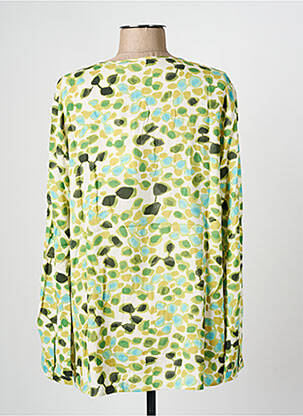Blouse tissage popeline manches longues vert GERRY WEBER femme