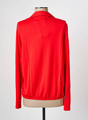 Blouse manches longues manches longues rouge FRANK WALDER femme