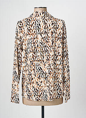 T-shirt manches longues manches longues beige FRANK WALDER femme