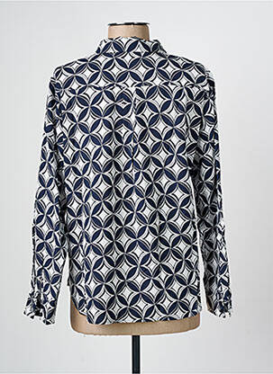 Chemisier coupe droite manches longues bleu GERRY WEBER femme