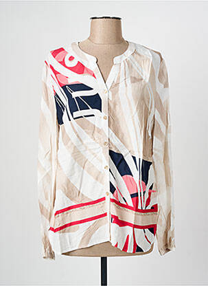 Chemisier beige FRANK WALDER pour femme