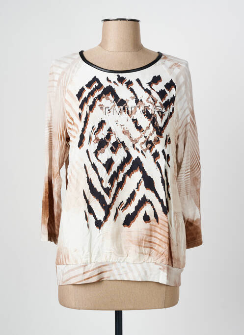 Blouse beige FRANK WALDER pour femme