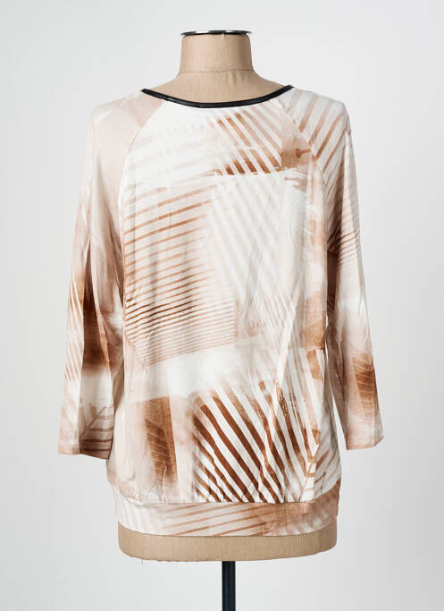 Blouse beige FRANK WALDER pour femme