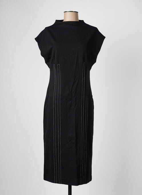 Robe mi-longue noir ESCORPION pour femme