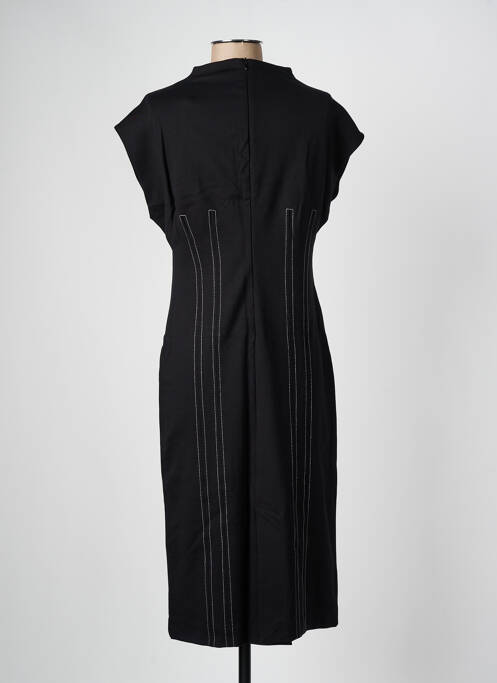Robe mi-longue noir ESCORPION pour femme