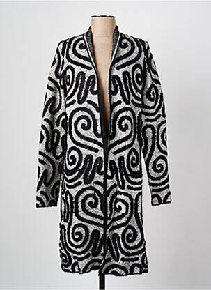Gilet manches longues stretch noir JOSEPH RIBKOFF femme