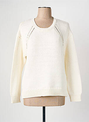 Pull resserrée sur le bas manches longues beige GERRY W2 femme