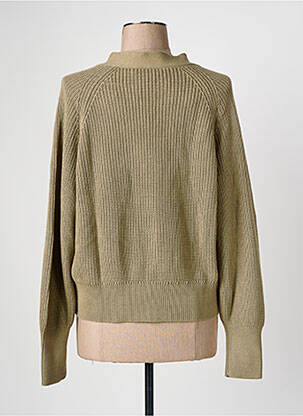 Gilet manches longues stretch vert TAIFUN femme