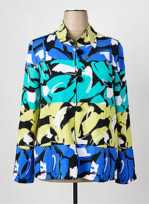 Veste casual poches bleu JOSEPH RIBKOFF femme