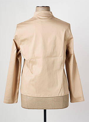 Veste casual poches beige FRANK WALDER femme