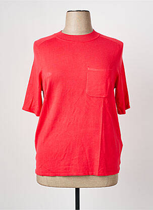Pull coupe cintrée manches courtes rouge GERRY WEBER femme