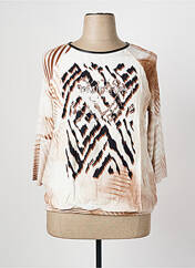 T-shirt beige FRANK WALDER pour femme seconde vue