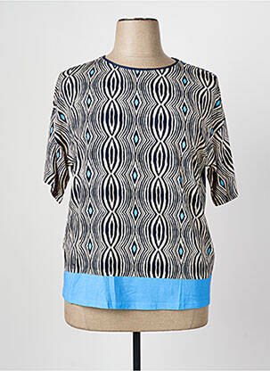 T-shirt noir FRANK WALDER pour femme