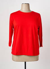 T-shirt rouge FRANK WALDER pour femme seconde vue