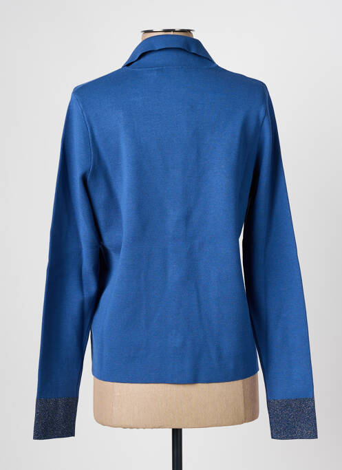 Gilet manches longues stretch bleu GERRY WEBER femme