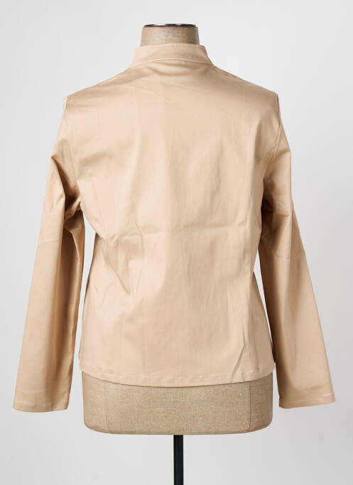 Veste casual poches beige FRANK WALDER femme