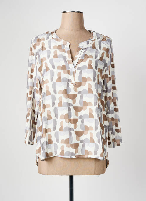 Blouse beige FRANK WALDER pour femme