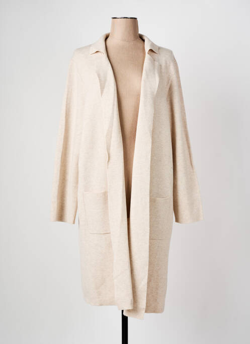 Gilet manches longues beige ESCORPION pour femme