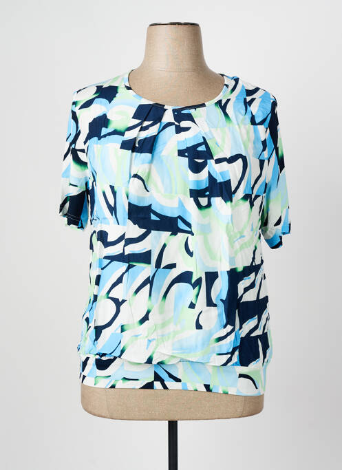 T-shirt bleu FRANK WALDER pour femme