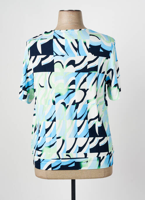 T-shirt bleu FRANK WALDER pour femme