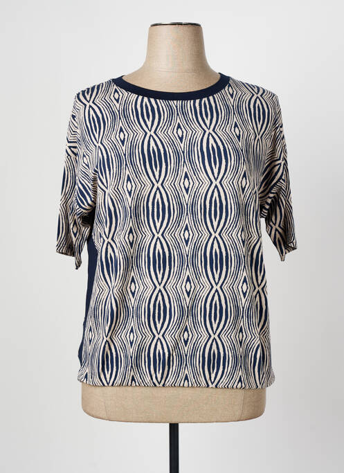 T-shirt bleu FRANK WALDER femme