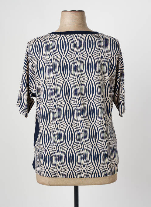 T-shirt bleu FRANK WALDER femme