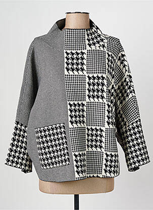 Pull manches longues manches longues noir JOSEPH RIBKOFF femme