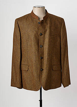 Veste casual coupe droite marron STEINBOCK homme