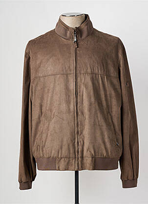 Blouson poches marron STEINBOCK homme