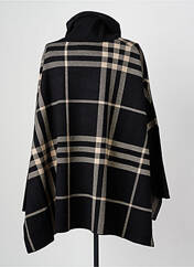 Poncho noir JR COLLECTION pour femme seconde vue