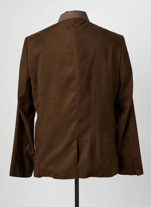 Veste casual fermeture boutonnée sur le devant marron STEINBOCK homme