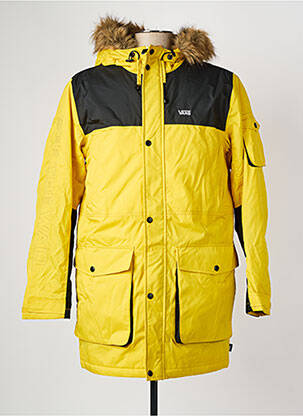 Parka manches longues a capuche jaune VANS homme