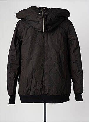 Doudoune manches longues a capuche noir ELEVEN PARIS homme