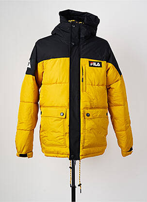 Doudoune poches sans capuche jaune FILA homme