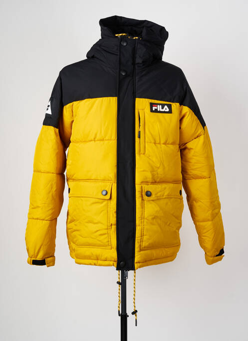 Doudoune manches longues sans capuche jaune FILA homme