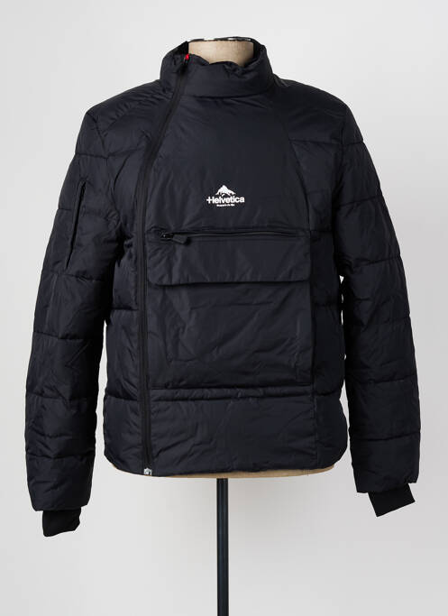 Doudoune noir HELVETICA pour homme