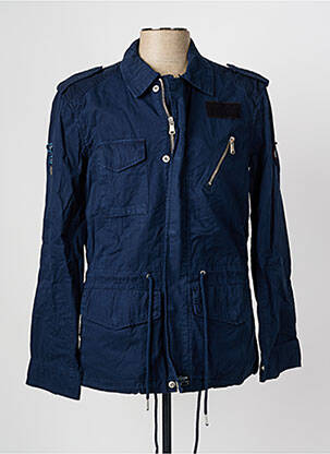 Veste casual coupe droite bleu DN.SIXTY SEVEN homme