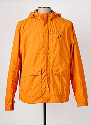 Coupe-vent poches a capuche orange LYLE & SCOTT homme