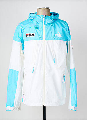Coupe-vent poches a capuche bleu FILA homme