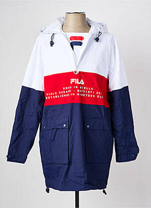 Coupe-vent poches a capuche blanc FILA homme