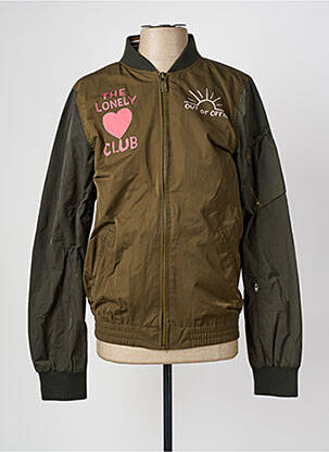 Blouson finition intérieure doublure satiné vert SCOTCH & SODA homme
