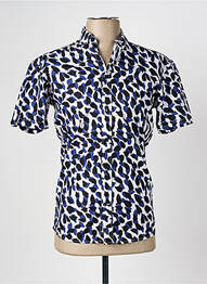 Chemise manches courtes imprimé fantaisie bleu MINIMUM homme