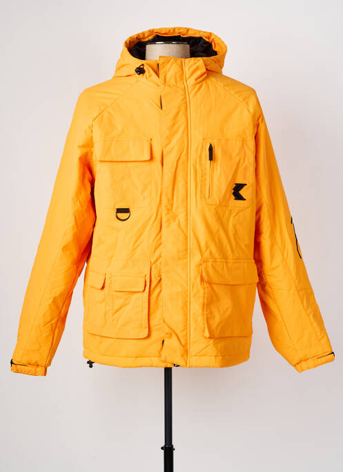Parka orange KARL KANI pour homme
