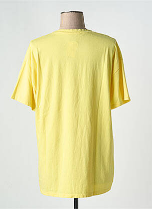 T-shirt coupe droite manches courtes jaune CIAO MILANO femme