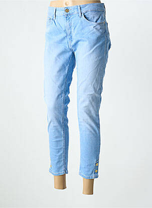 Pantacourt stretch taille normale bleu SALSA femme